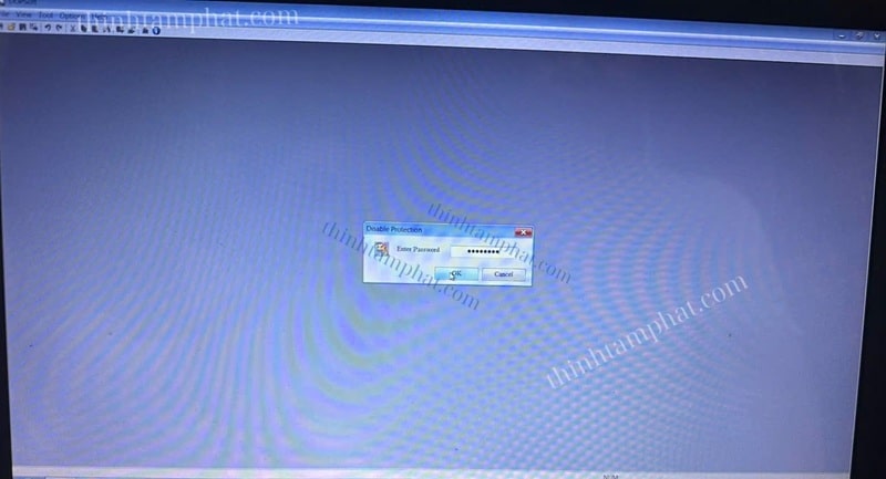 password upload hmi delta